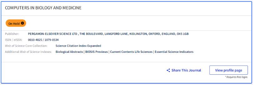 Computers in Biology and Medicine